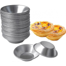 24er-Pack Eierkuchenformen – Mini-Törtchen-Dessertformen – Backformen für Puto-Förmchen, Muffins, Cupcakes, Kuchen und Kekse –