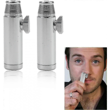 Dispenser de sticle de tutun din aluminiu - Discret și igienic, formă plată de gloanță de 53 mm