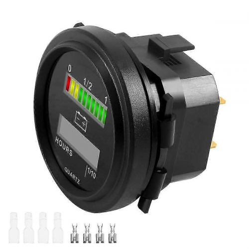 12-72V LED-batteriladdningsindikator med timmätare 1