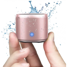 Mit Reiseetui, A106 Mini tragbarer Bluetooth-Lautsprecher, IP67 wasserdicht, 12 Stunden Wiedergabezeit, kraftvoller Bass