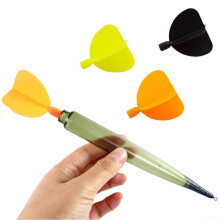 Interchangeable Flight Fishing Markers Model FKM-1, 1.5-Inch, ABS Plastic, Neon Orange/Yellow