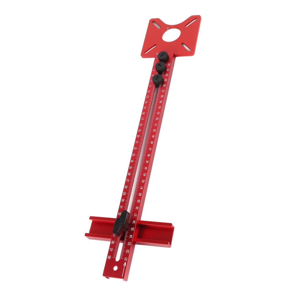 3 In 1 Router Milling Groove Bracket Adjustable 445Mm Length Detachable Trimming Jig For Woodworking Cabinet Hardware 9339159970751