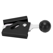 Aluminiumlegierung Zeltstangen-Kappen für 6 mm Stützstange, Schwarz