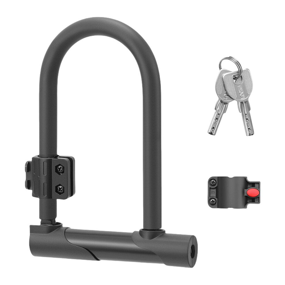 Bike U-Lock Heavy-Duty Rustproof Anti-Theft Lock for Road and Mountain Bikes Portable Cycling Accessory-image-OPC-PMQ7FCD-NEW