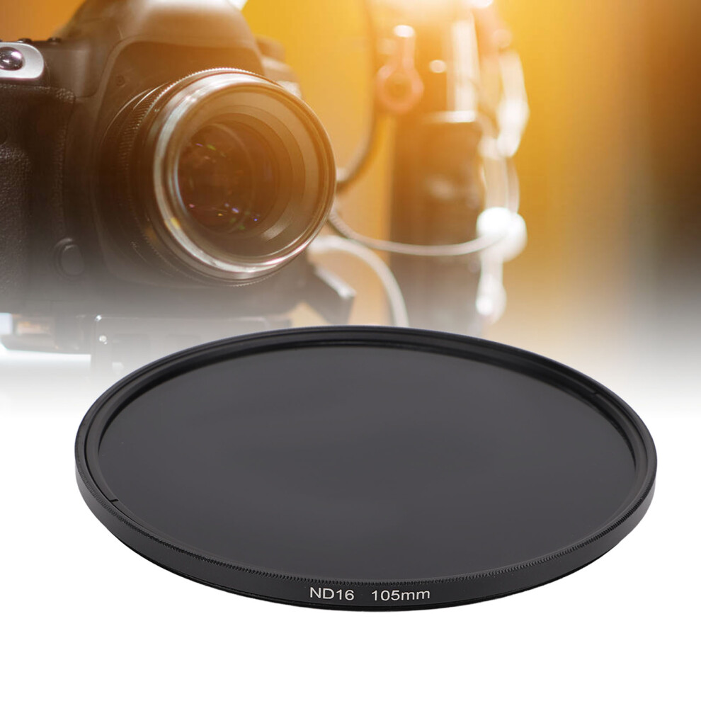 105Mm Nd16 Lens Filter Neutral Density Camera Filter Aluminum Optical Glass 4291357734106