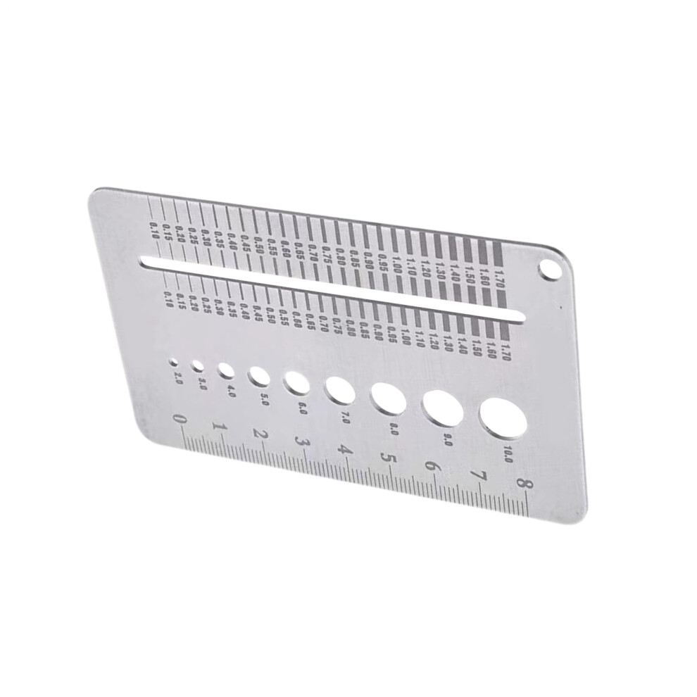 Gap Measuring Ruler, Precision Crack Gauge, Concrete Inspection Tool, Wall Crack Measurement, Durable Structural Scale 9067246493172