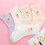 5 Paar atmungsaktive Netzsocken für Mädchen, 12