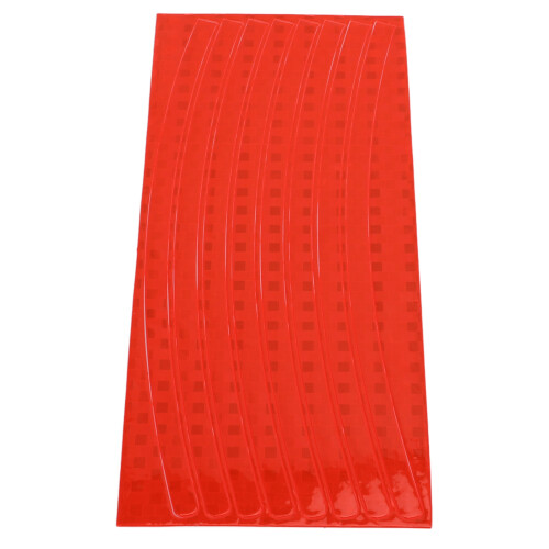 5 pièces de stickers réfléchissants MTB 21x10cm orange 2