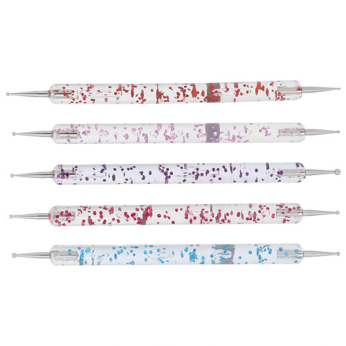 5 stücke Nagel Punktierung Stift Hause Salon 2
