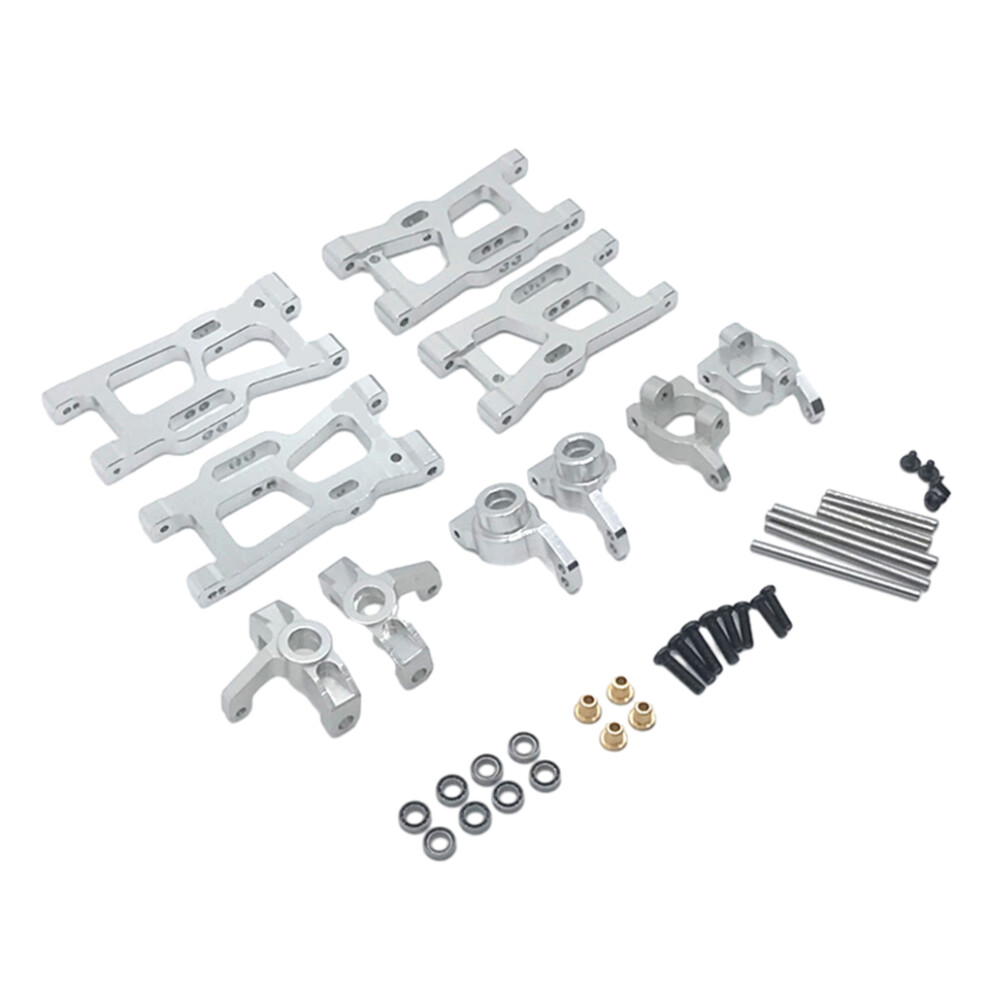 (Silver) RCGOFOLLOW 1/14 Aluminum Alloy Perfect Style Front Rear Upper-image-OPC-PMQ7RY6-NEW