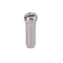 50 Stück Aluminiumlegierung Silber Mountainbike Bremskabel-Endkappen, langlebig & sicher