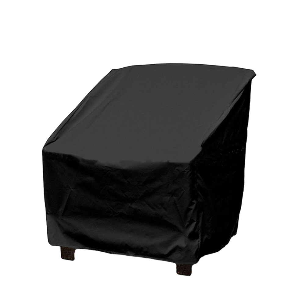 (black, 190T64x71x7086) Durable Chair Dust Cover For Garden Furniture - Convenient Storage And-image-OPC-PMQ7VZ6-NEW