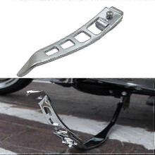 (As show, One size) For Harley Dyna 1993- Fat Bob FXDF Low Rider FXDB Chrome Motorcycle Kickstand Stand Extension Motorb
