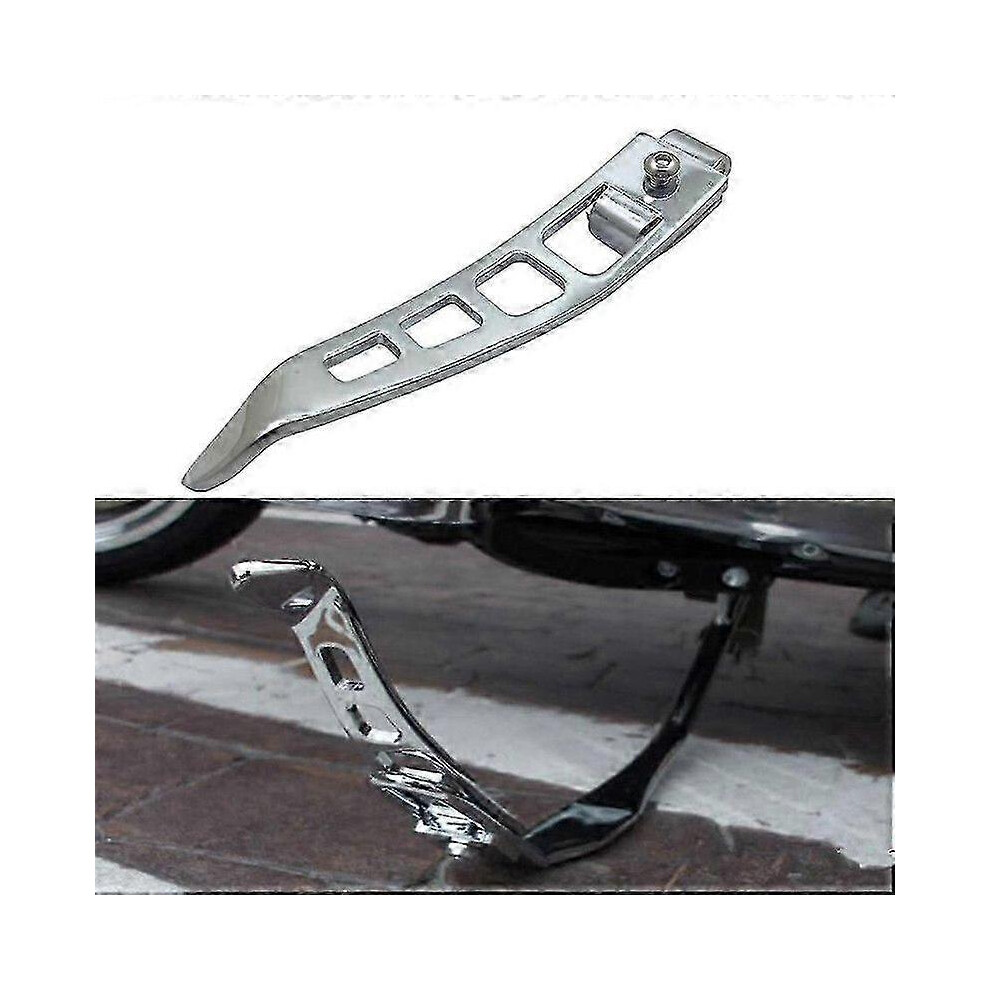 Kikidex (As Show, One Size) For Harley Dyna 1993- Fat Bob Fxdf Low Rider Fxdb Chrome Motorcycle Kickstand Stand Extension Motorb