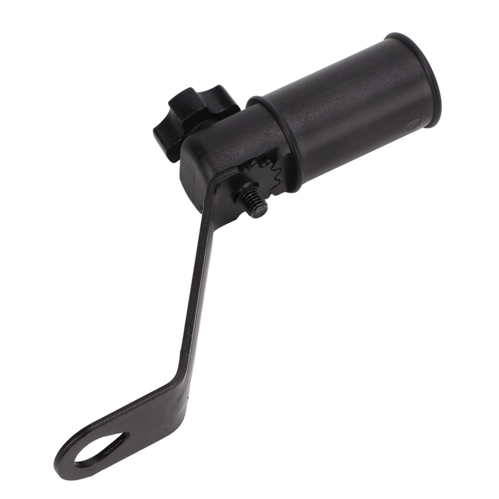 Aluminum Alloy Rearview Mirror Mount Extender For Motorbikes, Bicycles, Scooters In Black 8491357736438