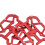 1 paio di adattatori per pedali clipless 5.0oz 90x90mm rosso 11