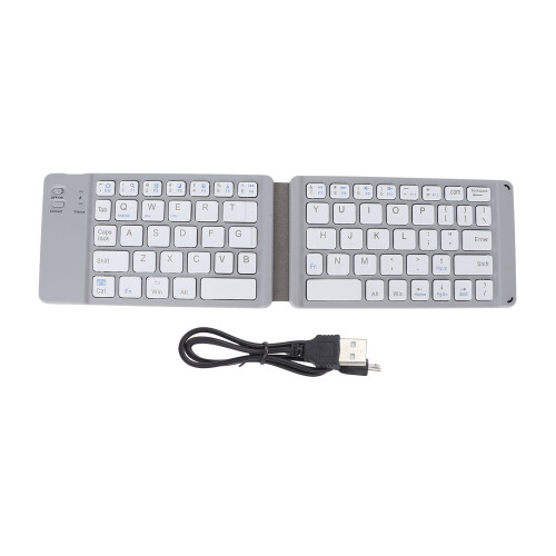 Clavier pliable BT3.0, 120 mAh, gris, taille compacte 1