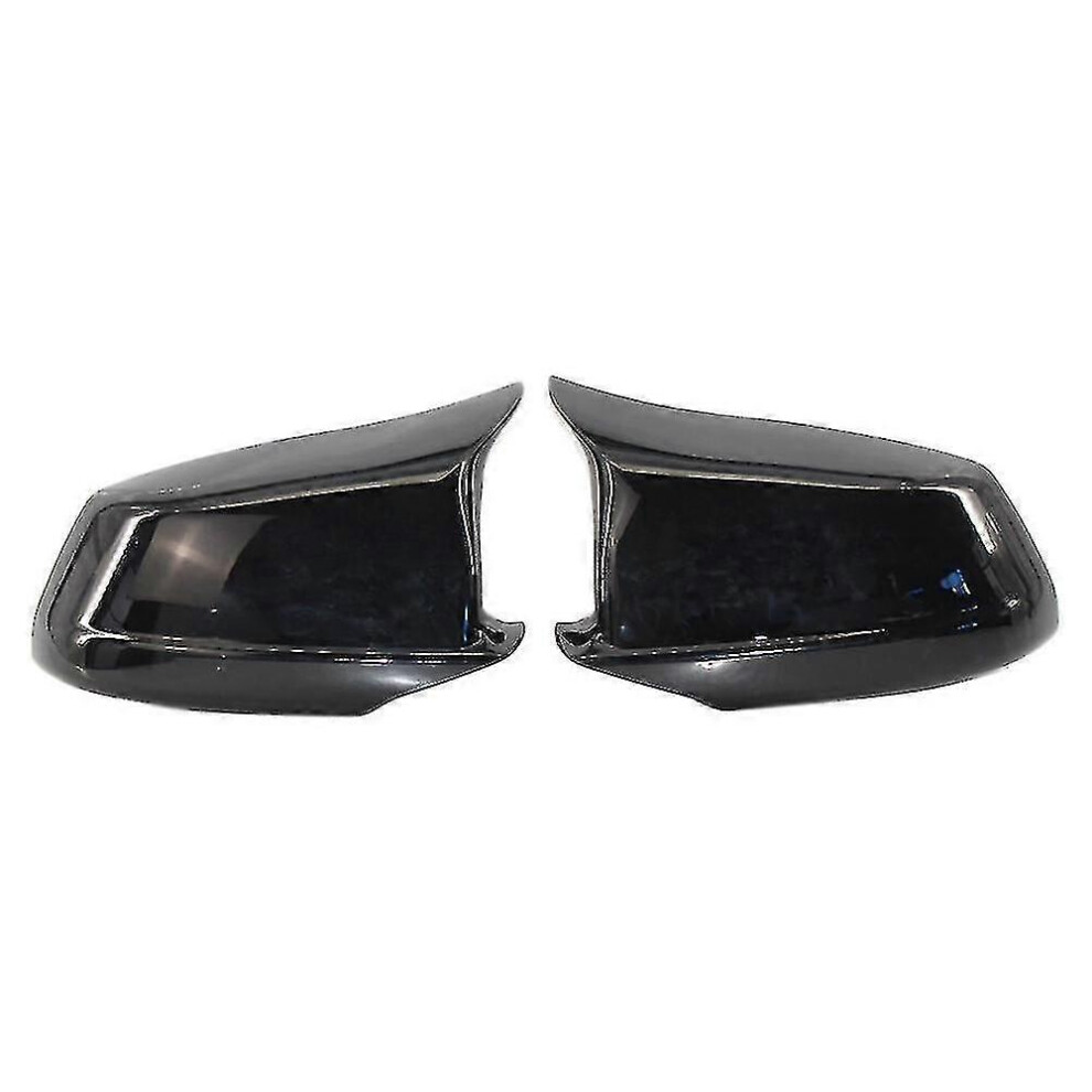 Kikidex (As Show, One Size) Black Mirror Covers Fit For 5 Series F10/F11/F18 Pre-Lci 11-13 Mirror Caps Replacement Side Mirror