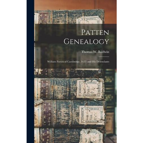 Patten Genealogy Hardcover Book