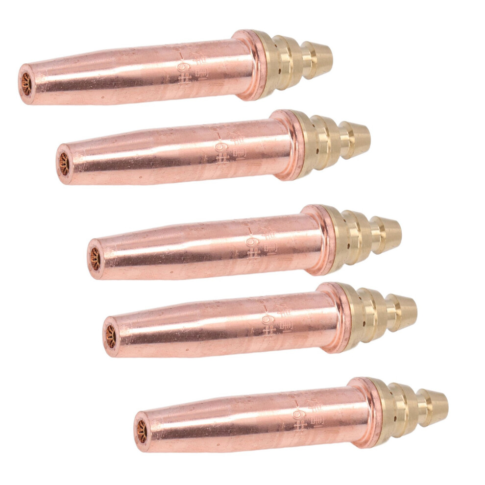5Pcs G03-6# Welding Nozzles Split Isobaric Propane Gas Torch Tips 3511357741036