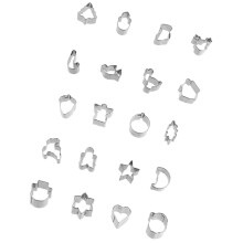 Food Grade Stainless Steels Christmas Mini Cookie Cutters Molds