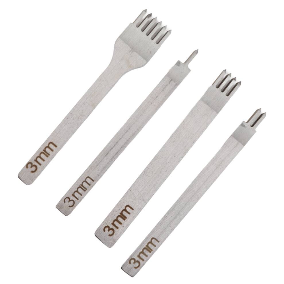 Leather Lacing Stitching Chisel Set, High-Speed Steel Punching Tool 9371357741146