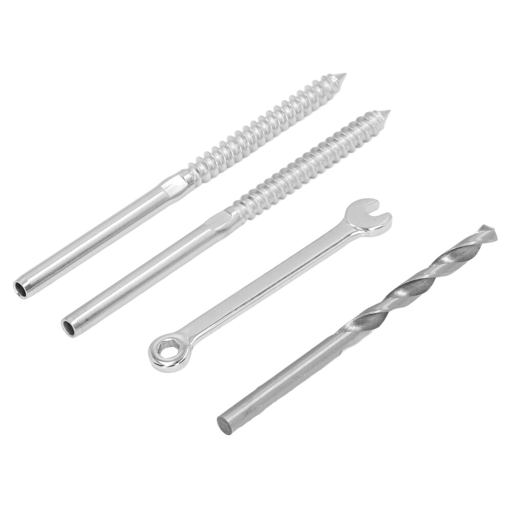 Stainless Steel 316 Swage Lag Screw Kit For Cable Railing 1/8In 8331357741189
