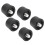 Durable 5Pcs Φ40mm Black Rubber Hammer Tips with Screw Mount 1