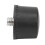Durable 5Pcs Φ40mm Black Rubber Hammer Tips with Screw Mount 5