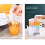 3 Compartment Spigots Rotating Refrigerator Water Pitcher With 7
