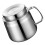 Extra Large Capacity Stainless Oil Container Nonslip Handle 1
