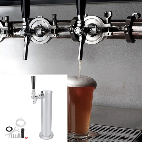-Strength AISI 304 Metal Draft Column for Pubs, Restaurants & 1