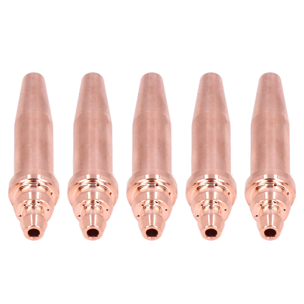 Acetylene Cutting Tips Nozzle 5Pcs For Torch G02-2 Durable Steel Australia 9481357742484