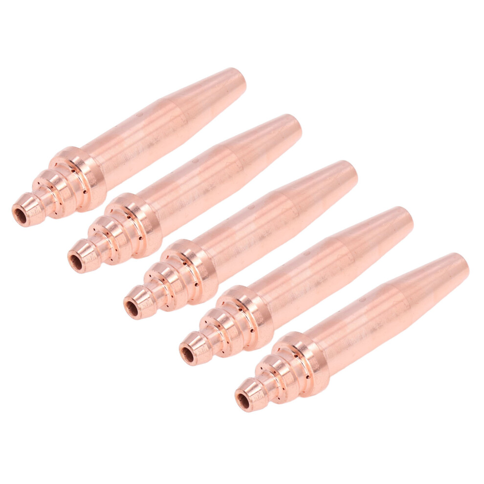 5Pcs Copper Isobaric Cutting Tips G02-0 For Acetylene Gas Welding 8051357742732