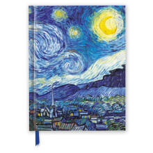 Notesbog A4 blank TW Starry Night Vincent van