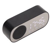 Digital Alarm Clock Bluetooth Speaker FM Radio Dual Alarm