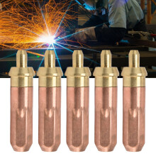 5 Stück Acetylen-Schneiddüsen-Set, Messing & Kupfer, Durchmesser 4#