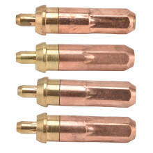 4 Stück Acetylen-Schneiddüsen aus Messing Kupfer 1#-4# Hochtemperatur