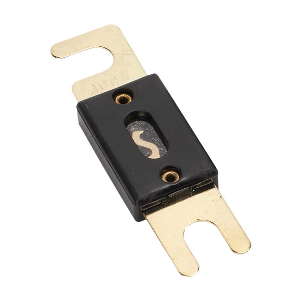 5Pcs Large 12V/24V/32V 100A Anl Blade Fuses Plated Gold 4961357743728