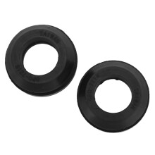 2 Stück Schwarze Gummi-PCV-Entlüftungsdüsen für Chevrolet SBC BBC SBF 350