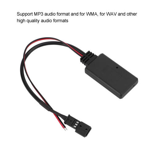 Bluetooth 5.0 Fahrzeug-AUX-Modul für E39 E46 E38 E53 ABS Schwarz Ersatz 2