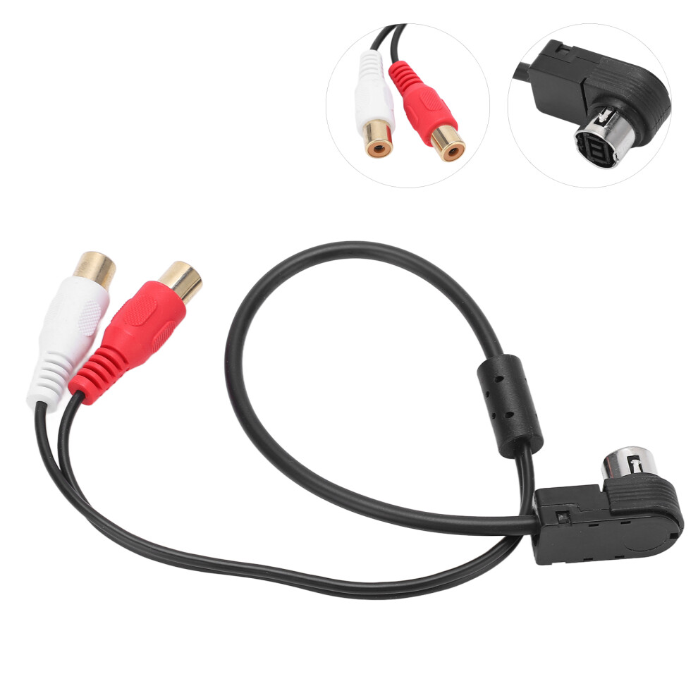 Aux In Rca Audio Cable Adapter For Car Stereo Replacement 9887 105 117 9855 8481357745608