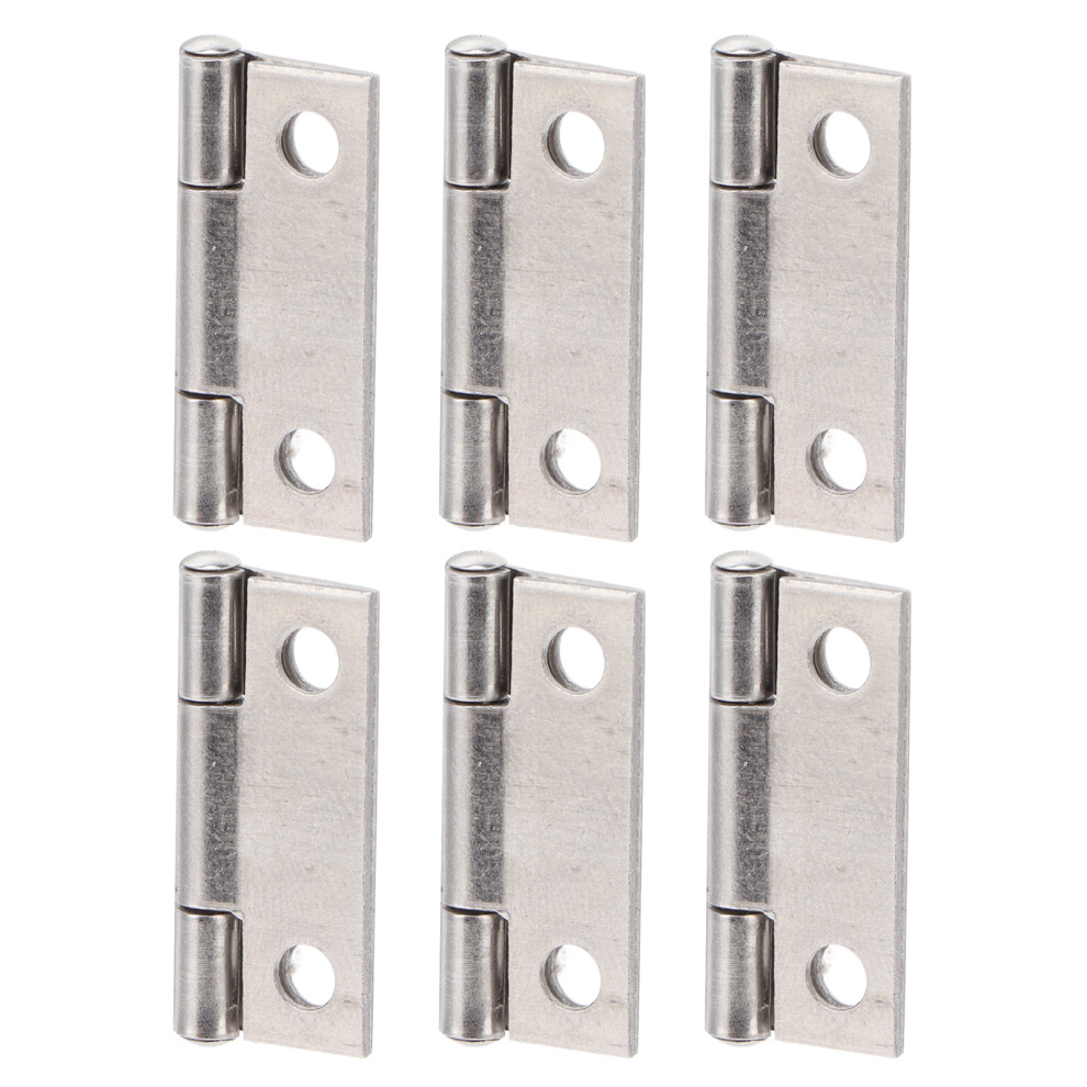 10Pcs 1In 304 Stainless Steel Foldable Butt Hinges For Cabinets & Marineboxes 8401357745958