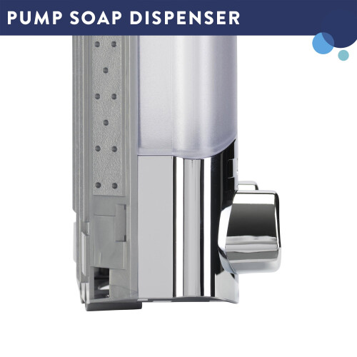 Croydex Croydex Euro Dispenser di sapone Trio cromato 2