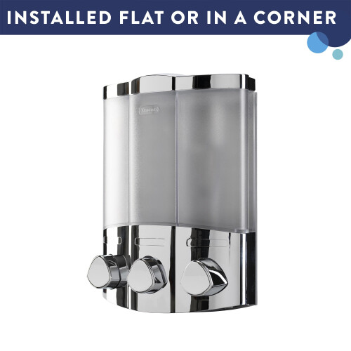 Croydex Croydex Euro Dispenser di sapone Trio cromato 1