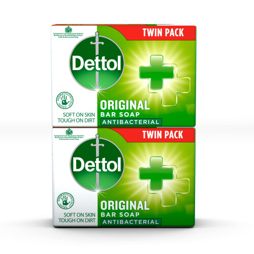 Dettol Dettol Antibacterial Soap Bar Original Twin Pack 2 x 100g.