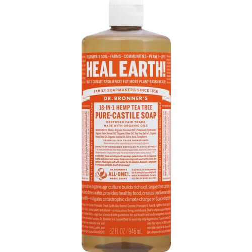 Dr.Bronner's Magic Soaps Pure Castile Soap - Tea Tree - 32 oz 1