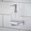 Hansgrohe Hansgrohe AddStoris Bathroom Liquid Soap Dispenser Chrome Wall Mounted Modern 2