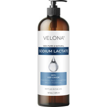 velona natriumlactaat 60% - 16 oz | USP-klasse natuurlijk conserveermiddel | voor het maken van zeep en lotions | Een harder stuk zeep pH-regelaar Gl