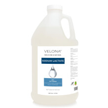 velona natriumlactaat 60% - 1 gallon / 128 fl oz | USP-klasse natuurlijk conserveermiddel | Voor het maken van zeep en lotions | Harder stuk zeep pH-
